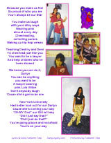 Quinceanera song lyric sheet page 2